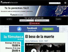 Tablet Screenshot of culturaltv.es